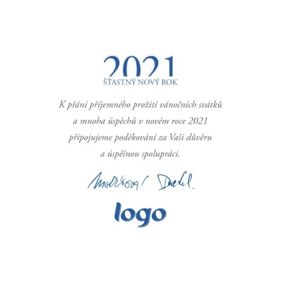 Čtvercová novoročenka 143