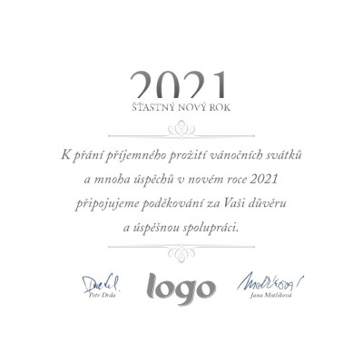 Čtvercová novoročenka 215