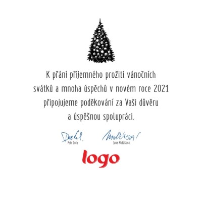 Čtvercová novoročenka 260