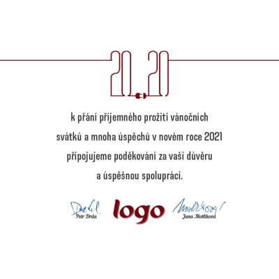 Čtvercová novoročenka 261